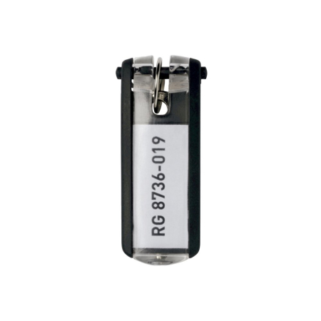 Mobilier si accesorii birou - Suport eticheta pentru cheie, negru, 6 bucati/set