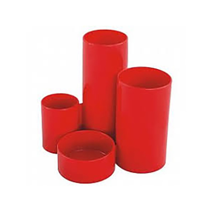 Accesorii pentru birou - Suport pentru accesorii de birou Flaro, 4 compartimente, neechipat, rosu