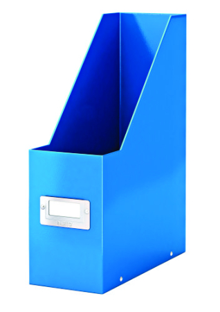 Accesorii pentru birou - Suport vertical pentru cataloage, LEITZ Click & Store, carton laminat - albastru