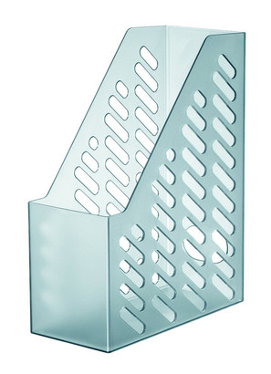 Accesorii pentru birou - Suport vertical plastic pentru cataloage HAN Brillant XXL - transparent gri