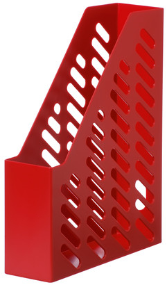 Accesorii pentru birou - Suport vertical plastic pentru cataloage HAN Klassik - rosu