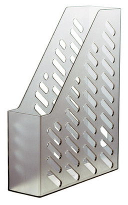 Suporturi pentru documente, reviste, cataloage - Suport vertical plastic pentru cataloage HAN Klassik - transparent gri