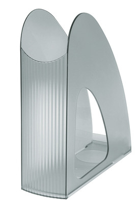 Accesorii pentru birou - Suport vertical plastic pentru cataloage HAN Twin - transparent gri