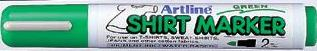 Markere pentru textile - T-Shirt marker ARTLINE, corp plastic, varf rotund 2.0mm - verde