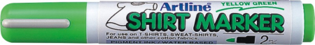 Markere pentru textile - T-Shirt marker ARTLINE, corp plastic, varf rotund 2.0mm - vernil