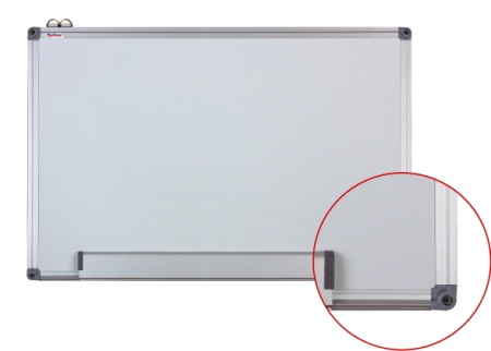 Comunicare si prezentare - Tabla alba magnetica cu rama din aluminiu, 100 x 150 cm, Optima