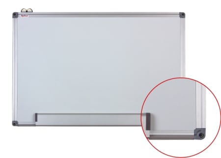 Comunicare si prezentare - Tabla alba magnetica cu rama din aluminiu,  90 x 120 cm, Optima
