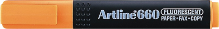 Instrumente de scris si corectura - Textmarker ARTLINE 660, varf tesit 1.0-4.0mm - portocaliu fluorescent