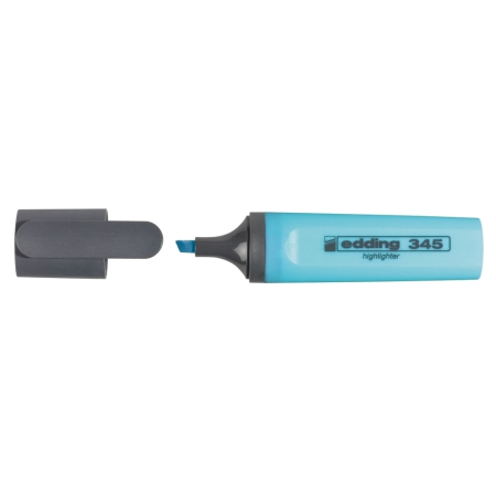 Textmarkere - Textmarker Edding 345, varf 2-5 mm, albastru