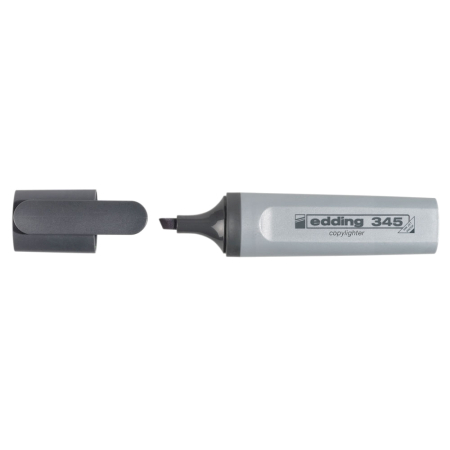 Textmarkere - Textmarker Edding 345, varf 2-5 mm, gri