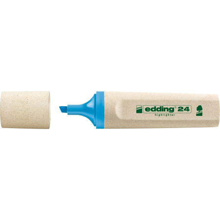 Instrumente de scris si corectura - Textmarker Edding Ecoline, varf retezat, 2-5 mm, albastru