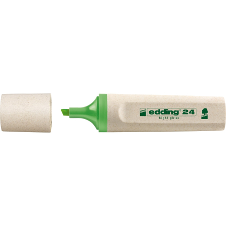 Instrumente de scris si corectura - Textmarker Edding Ecoline, varf retezat, 2-5 mm, verde