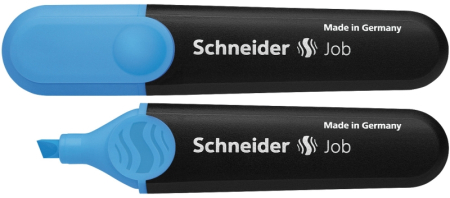Instrumente de scris si corectura - Textmarker SCHNEIDER Job, varf tesit 1+5mm - albastru