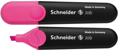 Instrumente de scris si corectura - Textmarker SCHNEIDER Job, varf tesit 1+5mm - roz
