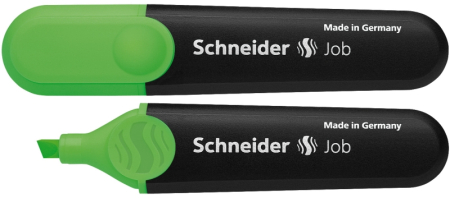 Instrumente de scris si corectura - Textmarker SCHNEIDER Job, varf tesit 1+5mm - verde