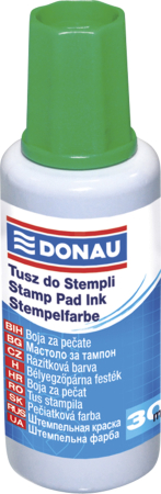 Accesorii pentru birou - Tus stampile, 30ml, DONAU - verde