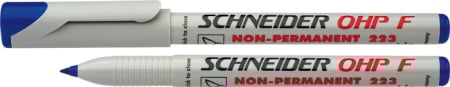 Instrumente de scris si corectura - Universal non-permanent marker SCHNEIDER Maxx 221 S, varf 0.4mm - albastru