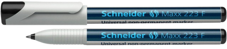 Instrumente de scris si corectura - Universal non-permanent marker SCHNEIDER Maxx 223 F, varf 0.7mm - negru