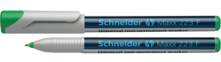 Instrumente de scris si corectura - Universal non-permanent marker SCHNEIDER Maxx 223 F, varf 0.7mm - verde