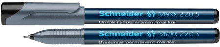 Instrumente de scris si corectura - Universal permanent marker SCHNEIDER Maxx 220 S, varf 0.4mm - negru