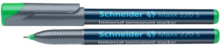 Instrumente de scris si corectura - Universal permanent marker SCHNEIDER Maxx 220 S, varf 0.4mm - verde