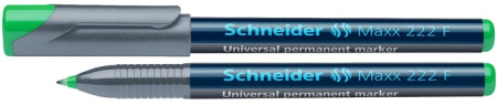 Instrumente de scris si corectura - Universal permanent marker SCHNEIDER Maxx 222 F, varf 0.7mm - verde
