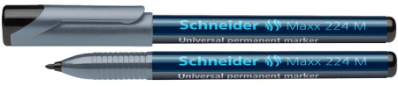 Instrumente de scris si corectura - Universal permanent marker SCHNEIDER Maxx 224 M, varf 1mm - negru