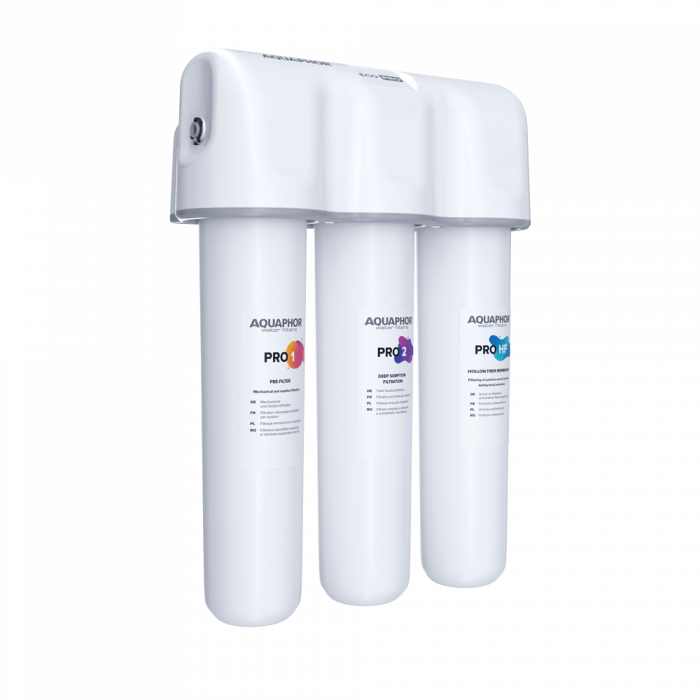 Filtru Aquaphor Crystal Eco PRO, cu PRO1/ PRO2/ PRO HF, Baterie Neagra, pentru filtrare si protectie bacteriana [4]