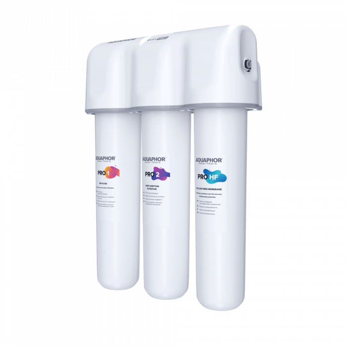 Pachet Filtru Aquaphor Crystal Eco PRO +  1 set cartuse de schimb Pro 1, Pro 2, Pro HF [4]