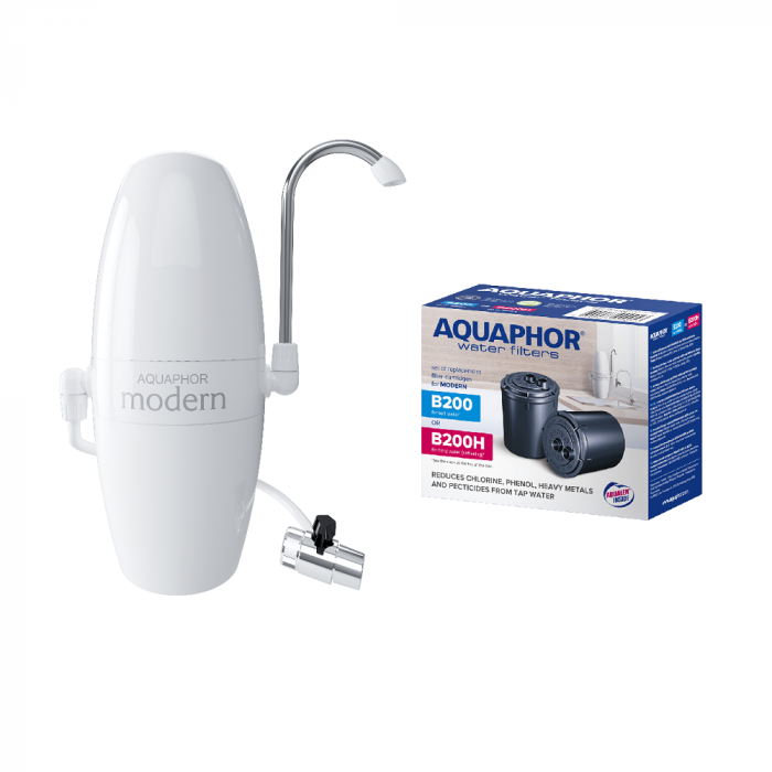 Pachet Filtru Aquaphor Modern + 1 set cartuse B200 [1]