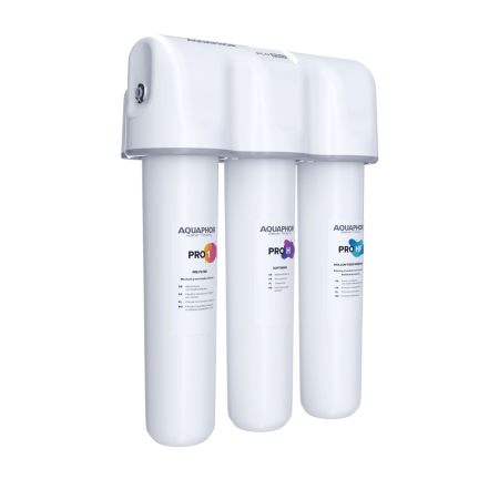 Filtru Aquaphor Crystal Eco H PRO, cu PRO1 PRO H PRO HF, Baterie Neagra, pentru filtrare, dedurizare si protectie bacteriana [1]