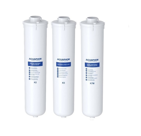 Filtre/ Cartuse de schimb - Set 3 cartuse rezerva K2, K5, K7M pentru sistemul de osmoza inversa