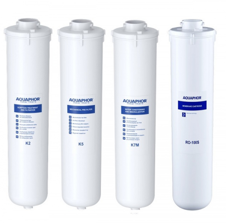 Cartuse filtre Crystal si Osmoza inversa - Rezerve K2, K5, K7M, RO-100S pentru sistemul de osmoza inversa Aquaphor Morion RO-102S Black