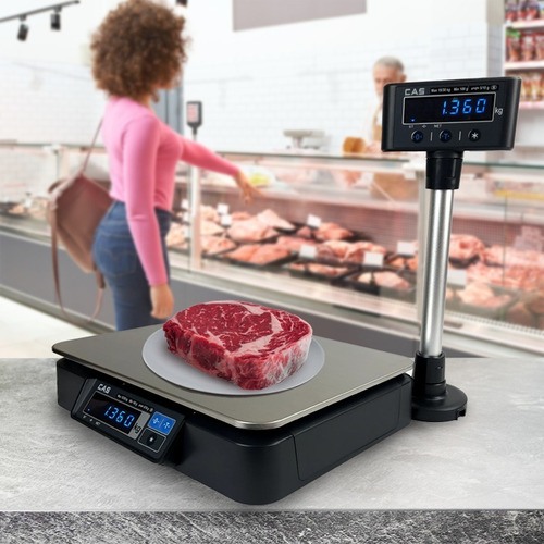 Cantar de verificare CAS PDN-15BS 15Kg (Checkout), RS232, USB,display pe brat, cu verificare metrologica [2]