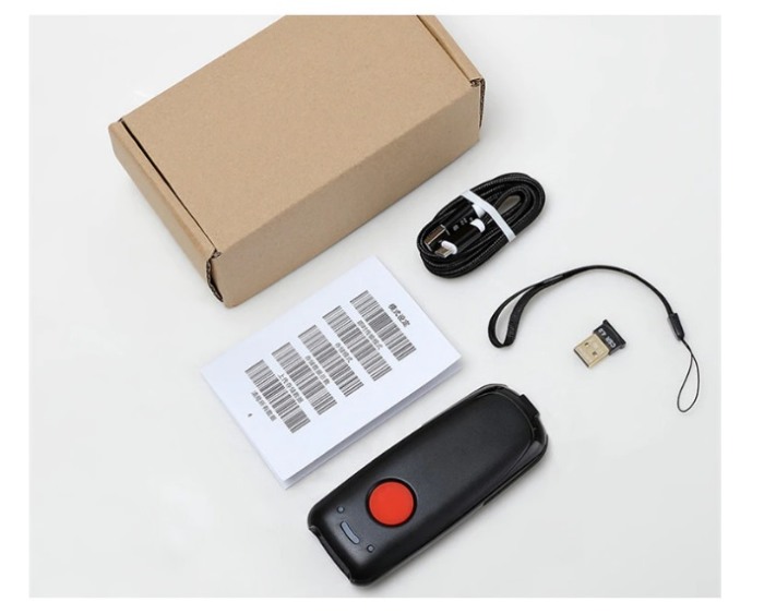 Cititor cod bare wireless, YHD-3600 (2D, QR) Bluetooth mini portabil, negru [3]