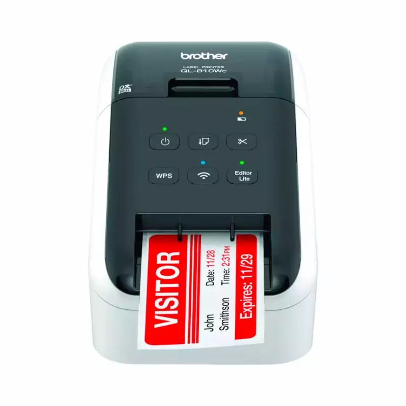 Imprimanta de etichete Brother QL-810Wc, 300DPI, USB, Wi-Fi, auto-cutter [3]