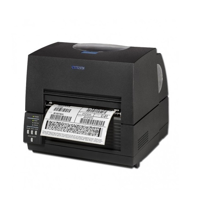 Imprimanta de etichete Citizen CL-S6621, TT/DT, 203 dpi, 6 ips, 6,6" print width, 5" media roll, Fan fold [3]