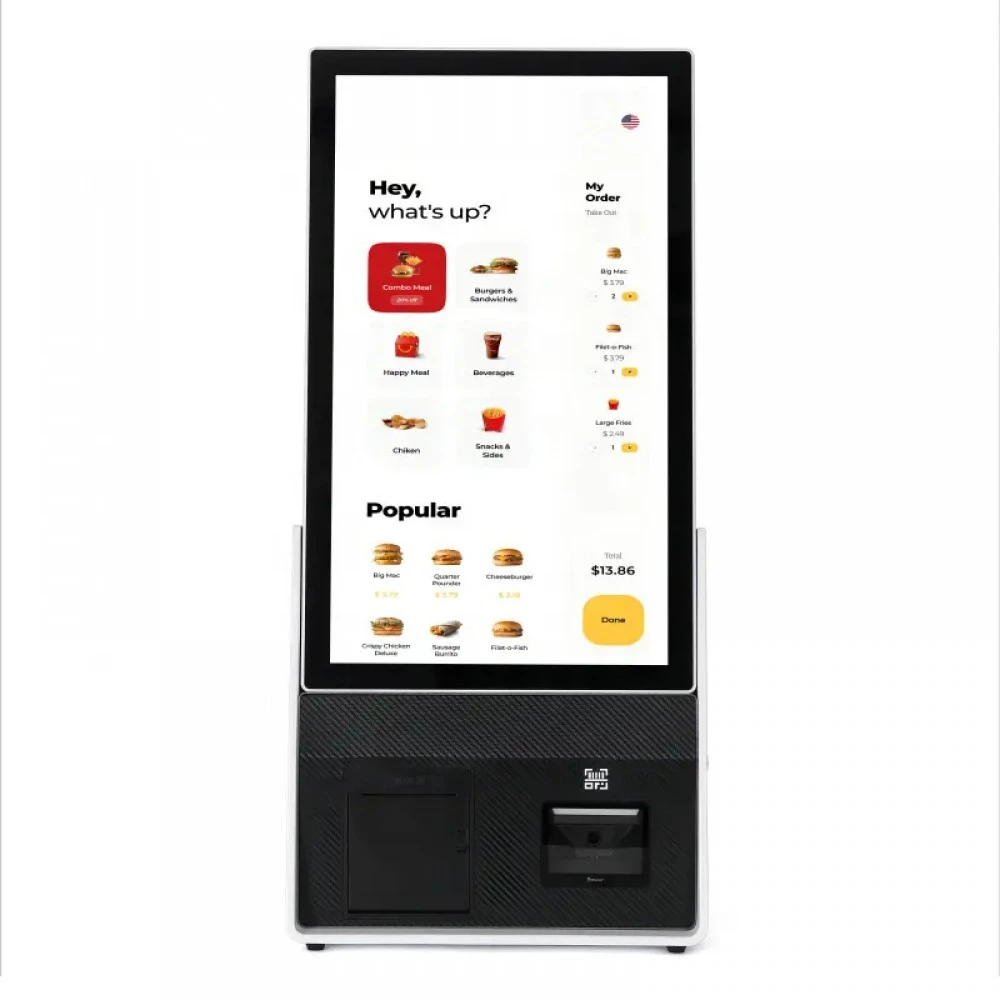 Kiosk interactiv Self-Service PosExpert FAST ORDER, 23.8 inch, i3-Gen 10, 16Gb RAM, 256Gb SSD, WiFi [5]