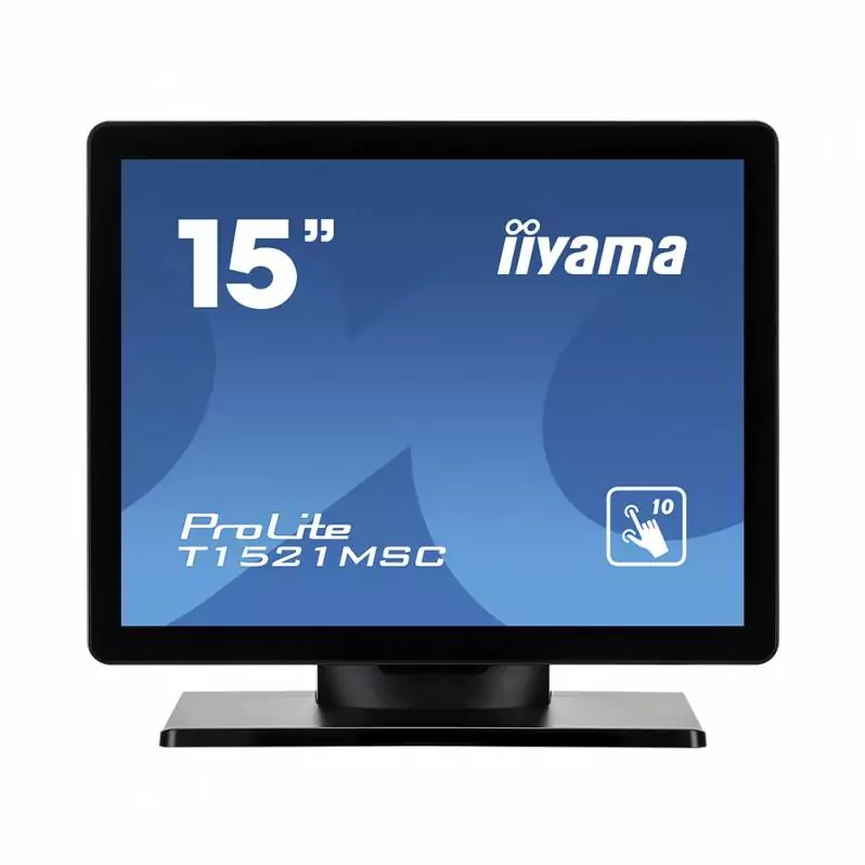 Monitor POS touchscreen iiyama ProLite T1521MSC, 15 inch, PCAP, negru [2]