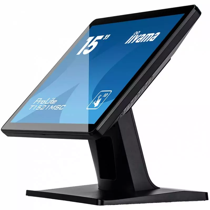 Monitor POS touchscreen iiyama ProLite T1521MSC, 15 inch, PCAP, negru [4]