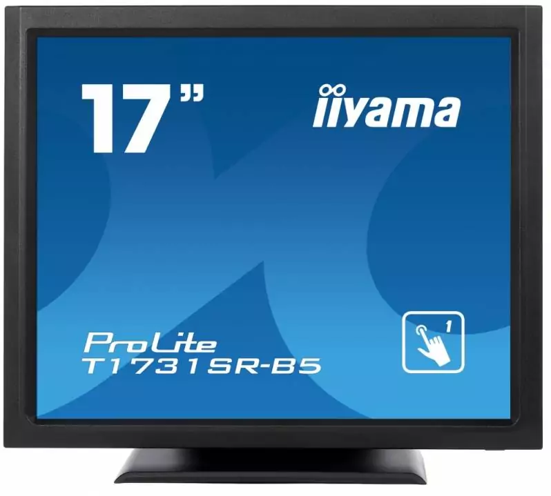 Monitor POS touchscreen iiyama ProLite T1731SR, 17 inch, rezistiv, negru [3]