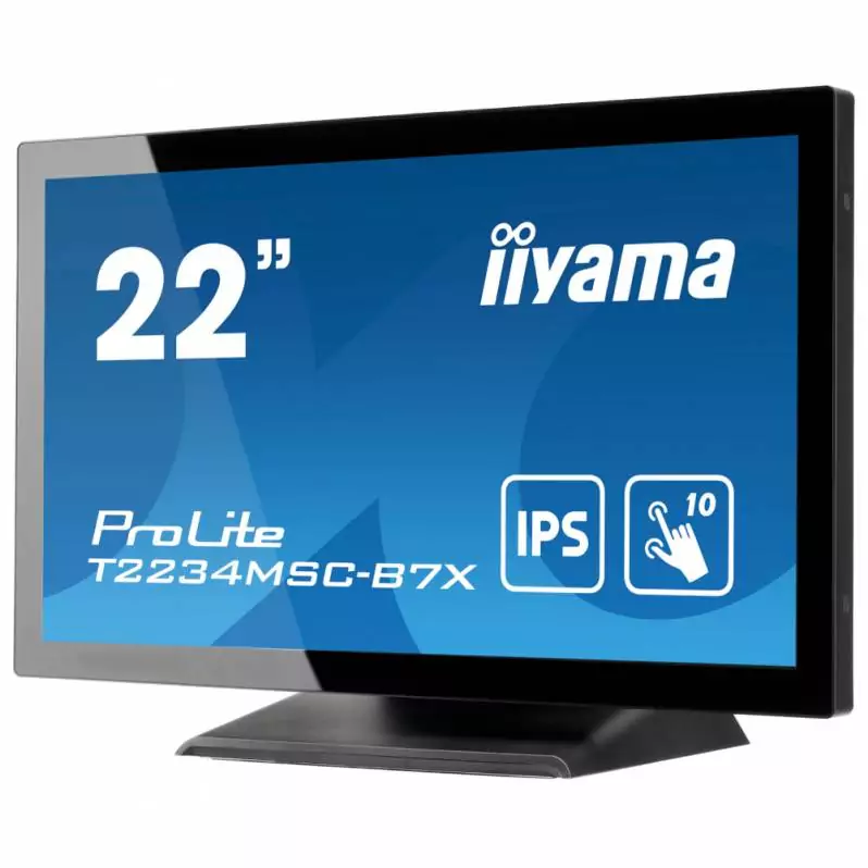 Monitor POS touchscreen iiyama ProLite T2234MSC-B7X, 22 inch, Full HD, PCAP, negru [3]