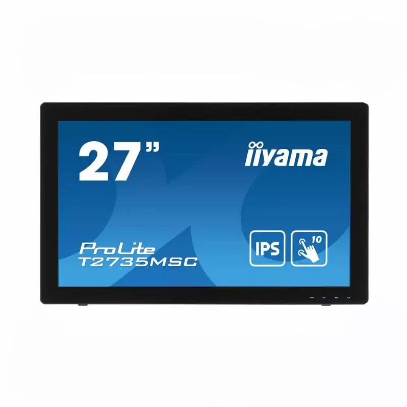 Monitor POS touchscreen iiyama ProLite T2735MSC, 27 inch, Full HD, PCAP, negru mat [2]