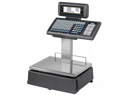 Cantar cu etichete Dibal Mistral M525 6/15kg dublu corp suport afisaj