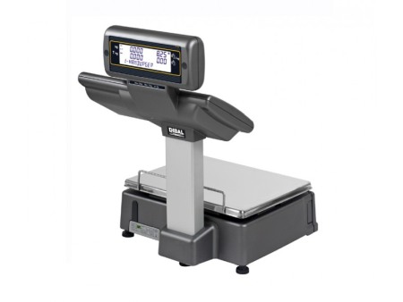 Cantar cu etichete Dibal Mistral M525 6/15kg dublu corp suport afisaj [1]
