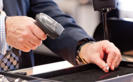 Cititor coduri 1D Zebra Symbol LI2208 USB Cu Stand [3]