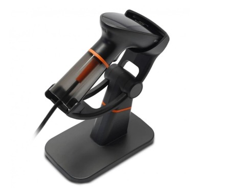 Cititoare coduri bare 2D cu fir - Cititor coduri de bare Sunmi NS021, 2D, CMOS, USB cu stand