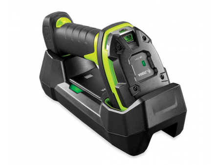 Cititoare coduri bare & Terminale portabile - Cititor coduri de bare Zebra LI3678-SR, 1D, Bluetooth, cradle, negru