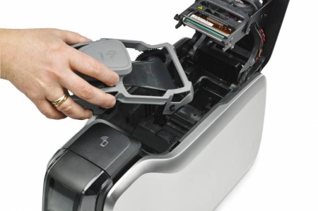 Imprimanta de carduri Zebra ZC300 single side Ethernet [2]