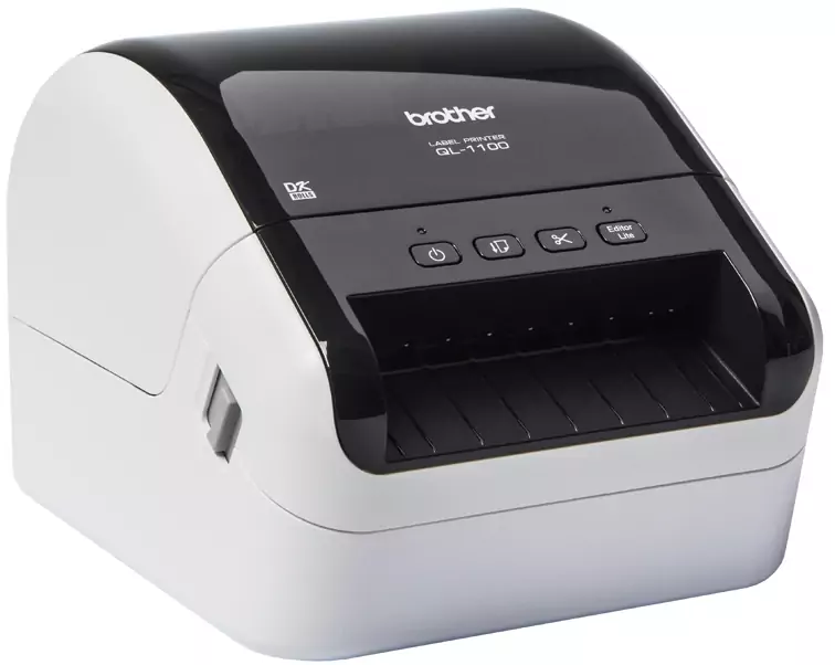 Imprimante etichete - Imprimanta de etichete Brother QL-1100c, 300DPI, USB, auto-cutter